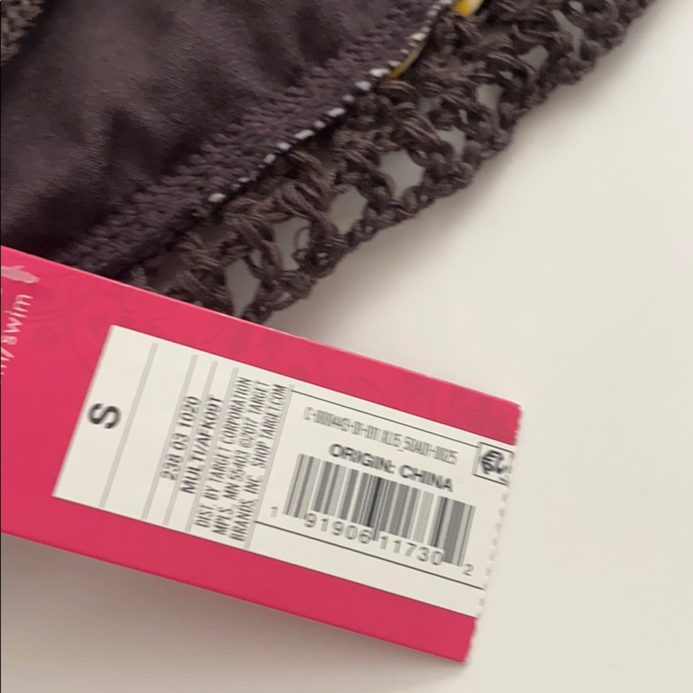 Bralette Bikini Top - XhilarationMulti Floral Small - Picture 7 of 10
